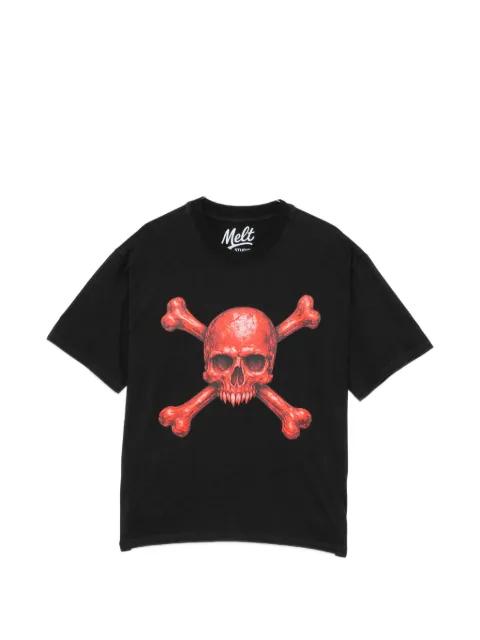 skull bones printed T-shirt by MELT