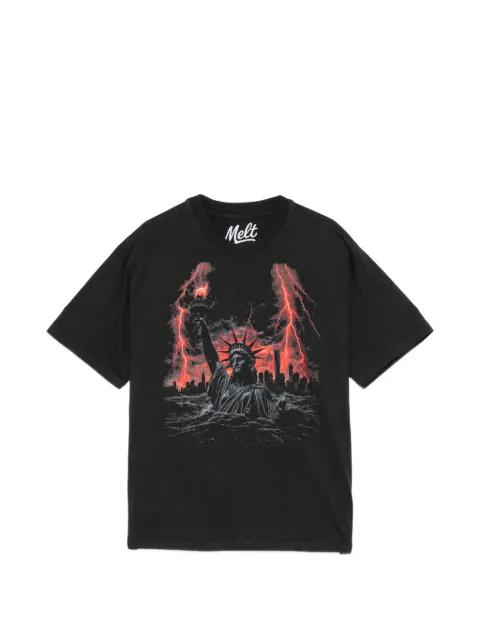 statue graphic T-shirt by MELT