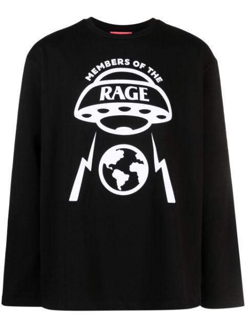 illustration-print cotton sweatshirt by MEMBERS OF THE RAGE