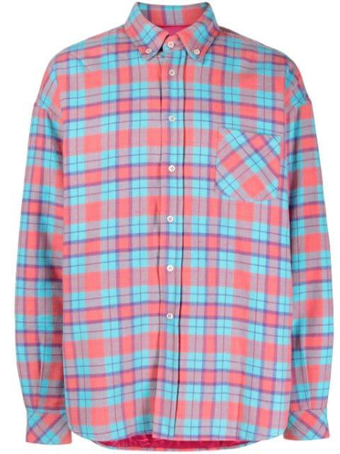 plaid-check padded shirt by MEMBERS OF THE RAGE