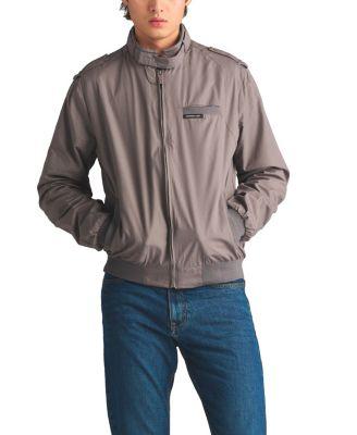 Big & Tall Classic Iconic Racer Jacket (Slim Fit) by MEMBERS ONLY