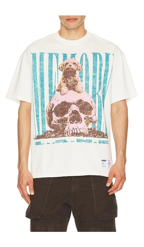 Memory Lane Alpha Tee in White by MEMORY LANE
