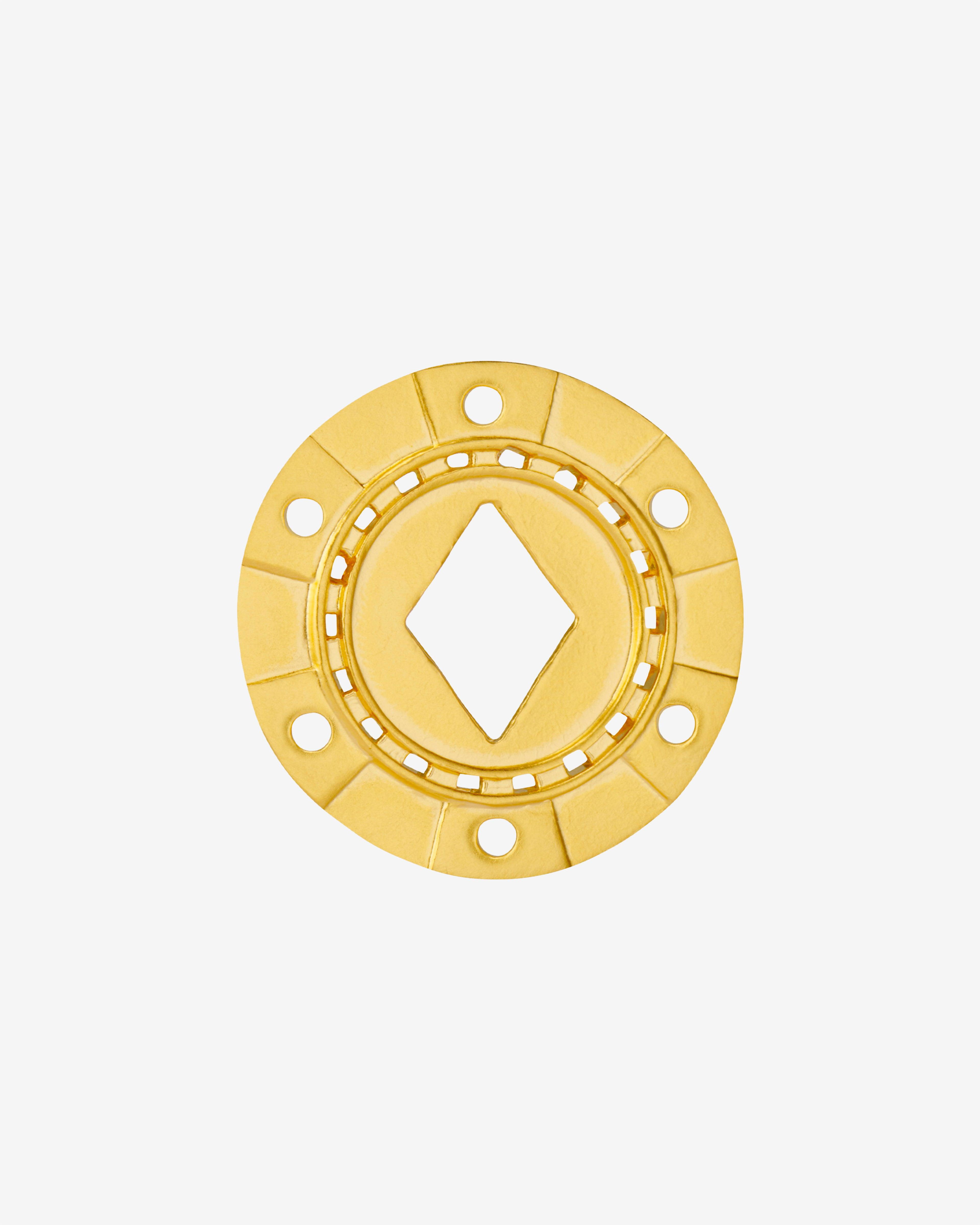 Mene - Diamond Poker Chip Pendant - (Gold) by MENE