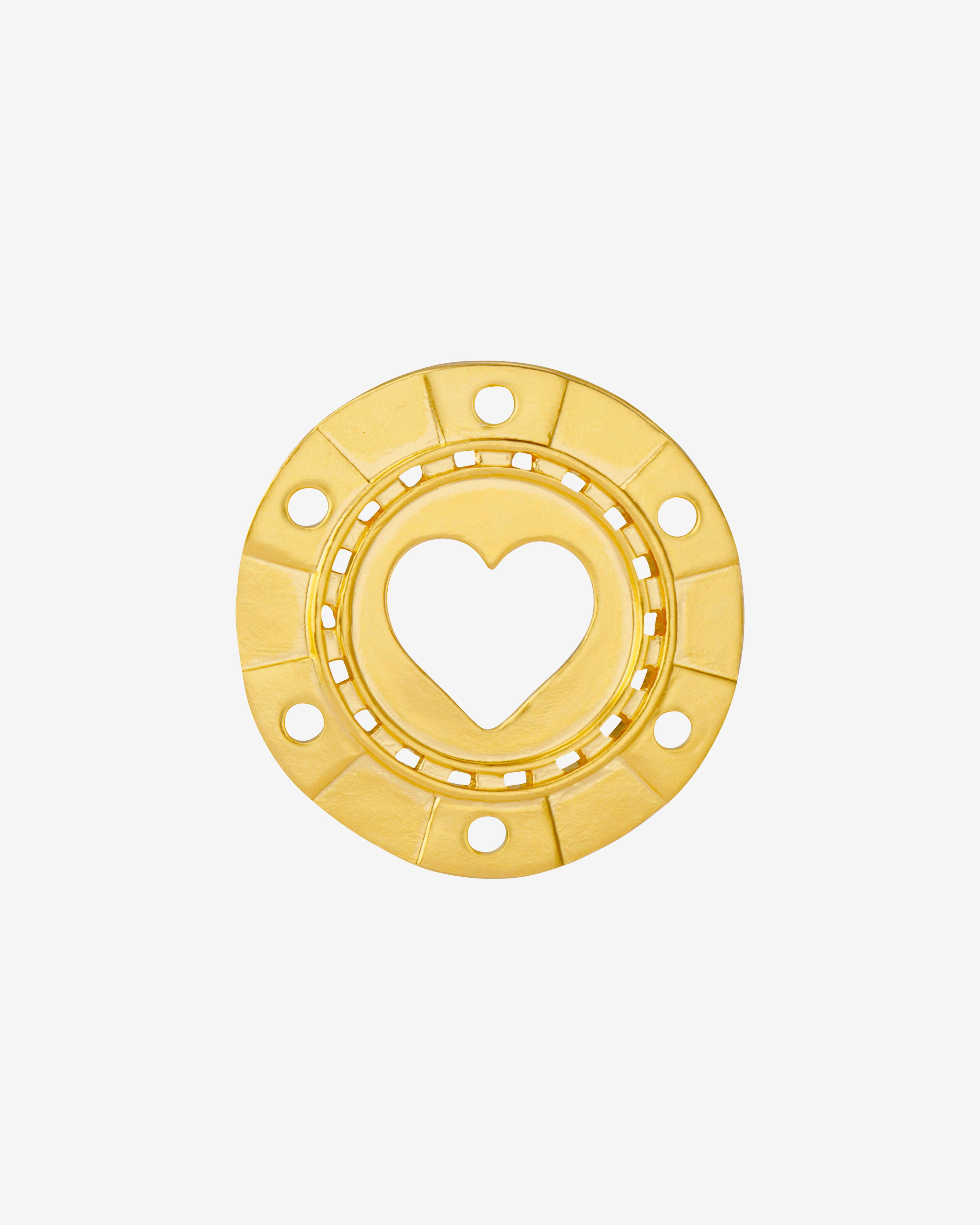 Mene - Heart Poker Chip Pendant - (Gold) by MENE