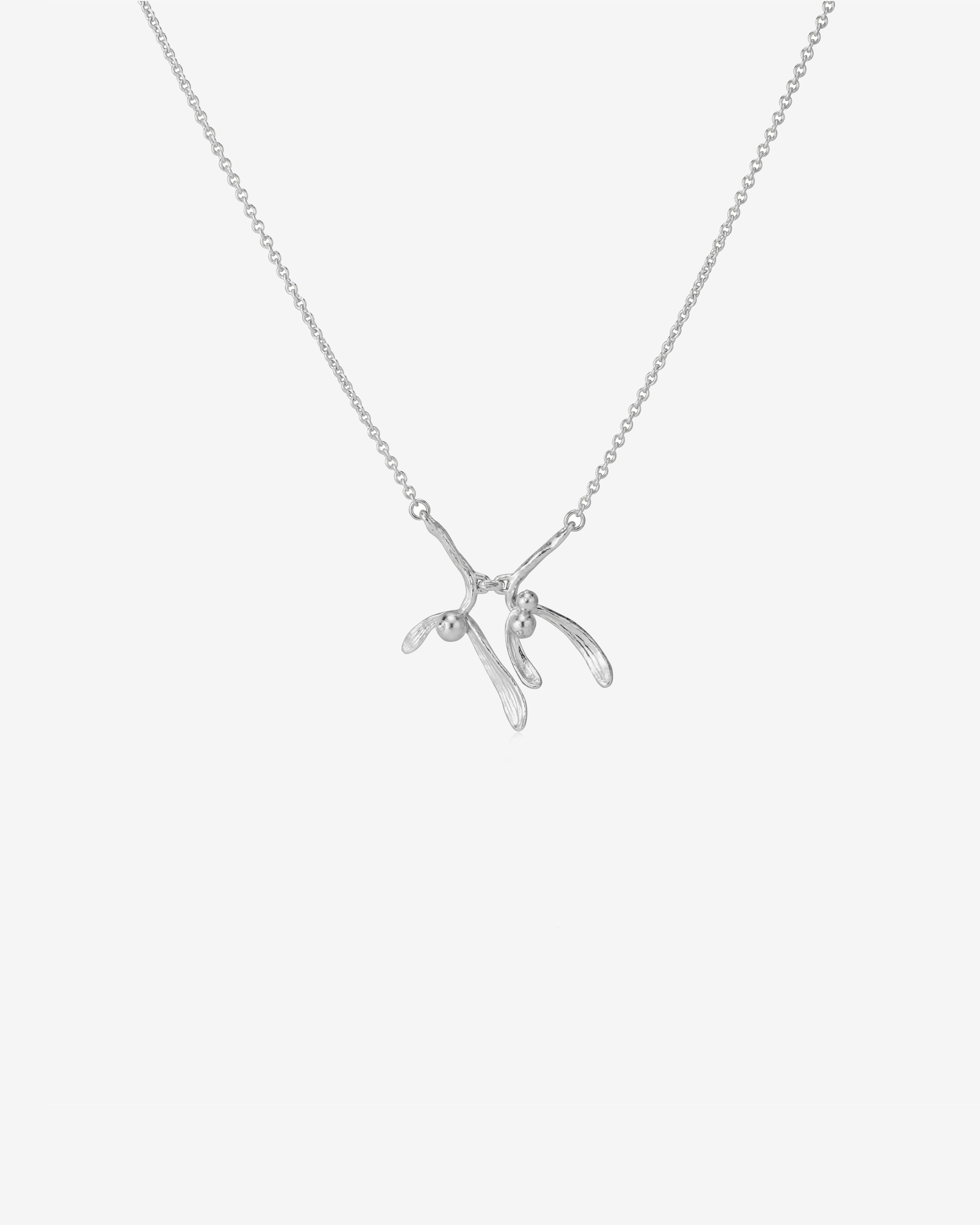Mene - Mistletoe Necklace - (Platinum) by MENE