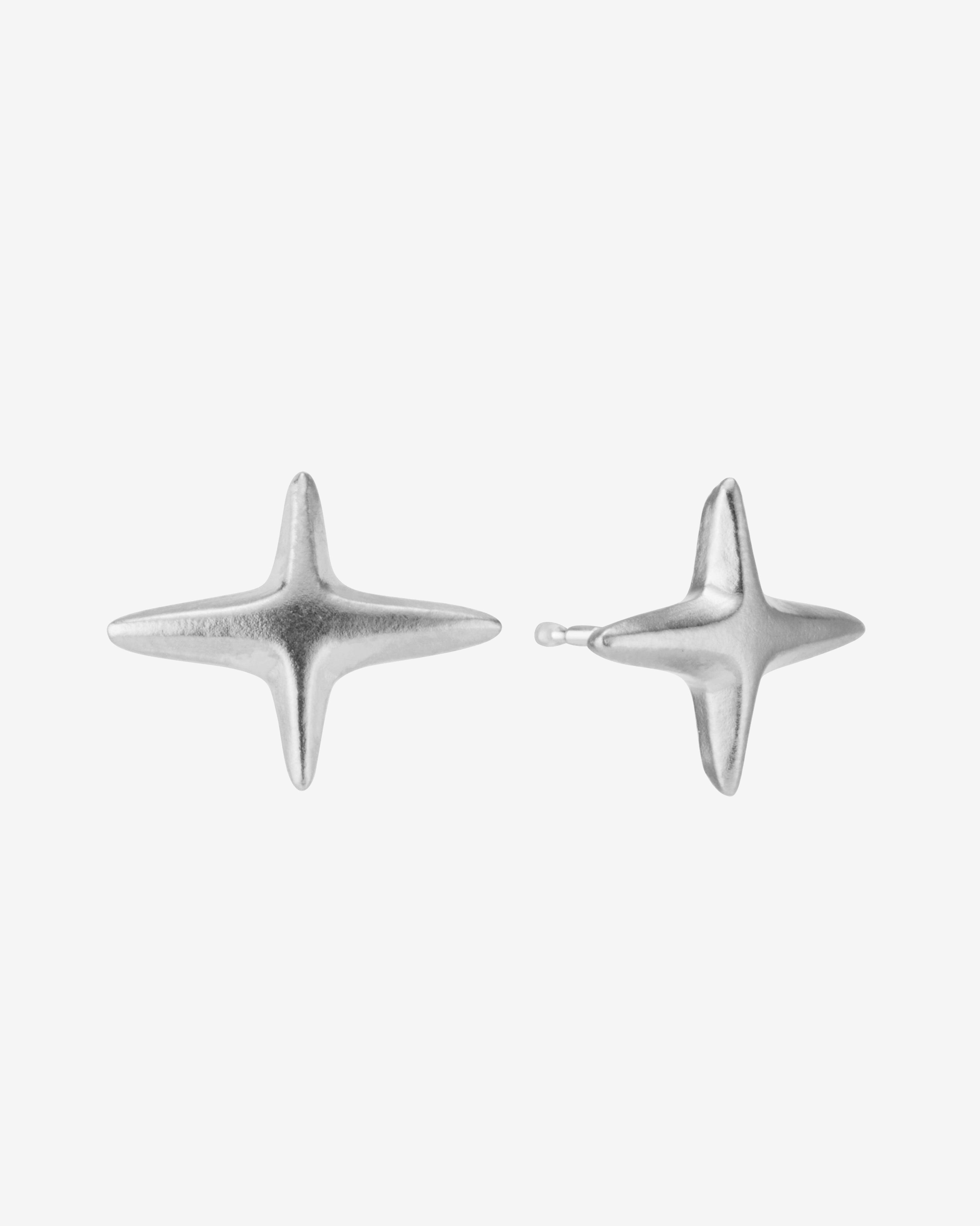 Mene - Northern Star Stud Earrings - (Platinum) by MENE