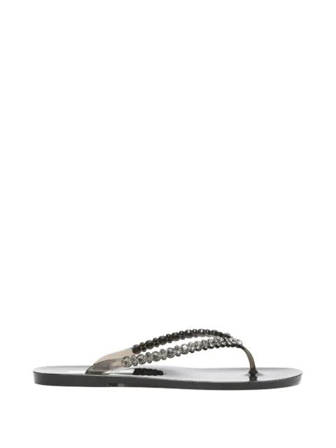 crystal-embellished sandals by MENGHI