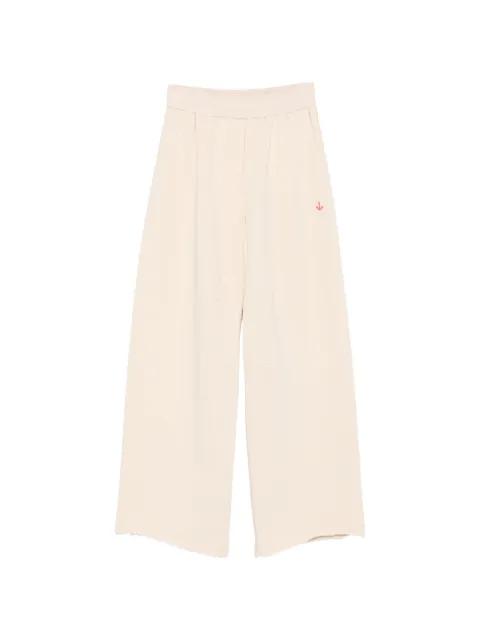 anchor-embroidered track pants by MERCI