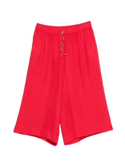 drawstring cropped trousers by MERCI