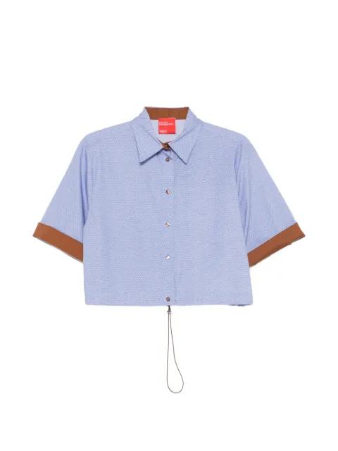 geometric-print shirt by MERCI