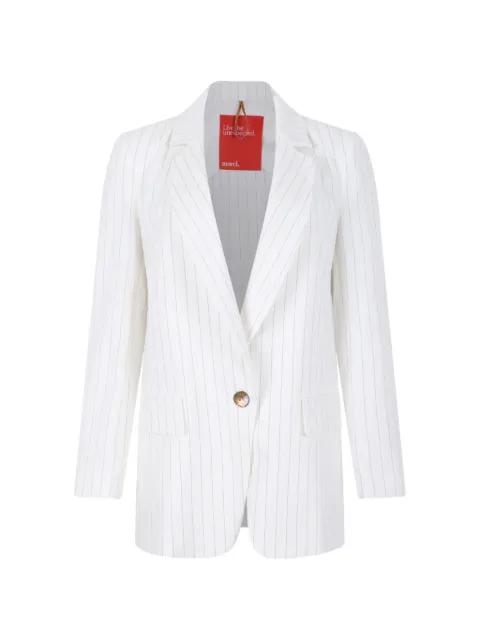 pinstripe-pattern single-breasted blazer by MERCI