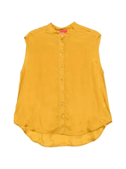 sleeveless button-up blouse by MERCI
