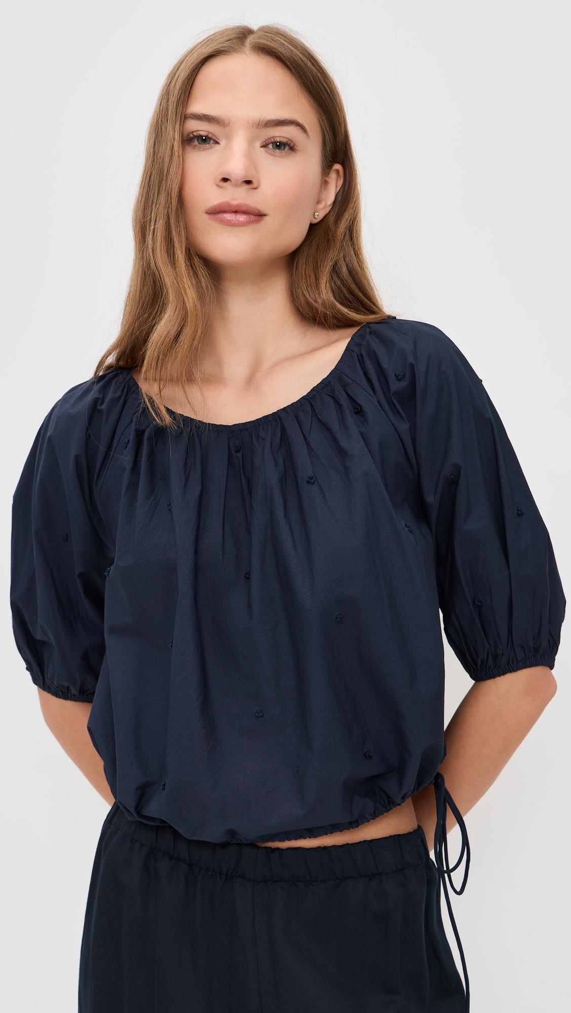 Lotus Embroidered Top by MERLETTE
