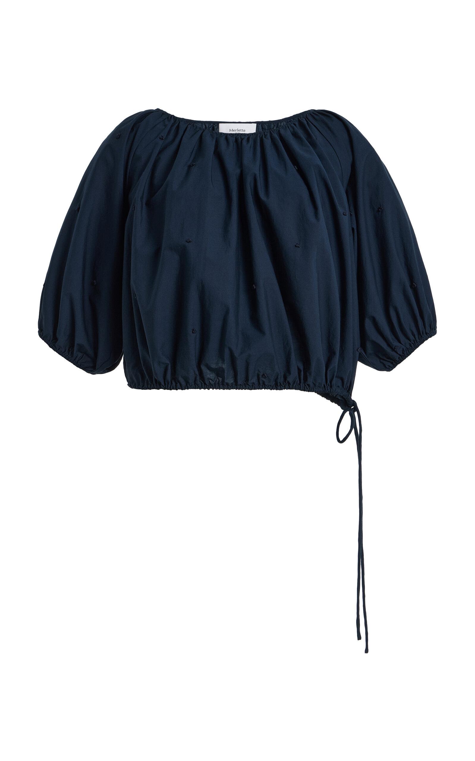 Merlette Lotus Cotton-Poplin Top -oda Operandi by MERLETTE