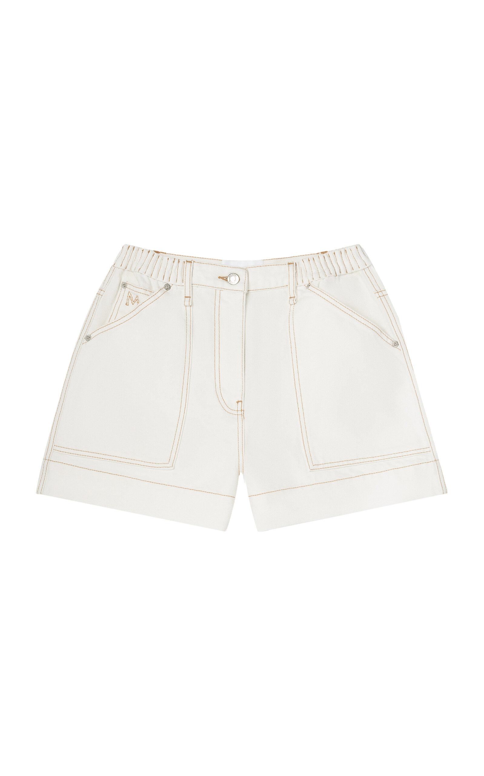 Merlette Pollock Denim Wide-Leg Shorts - Moda Operandi by MERLETTE