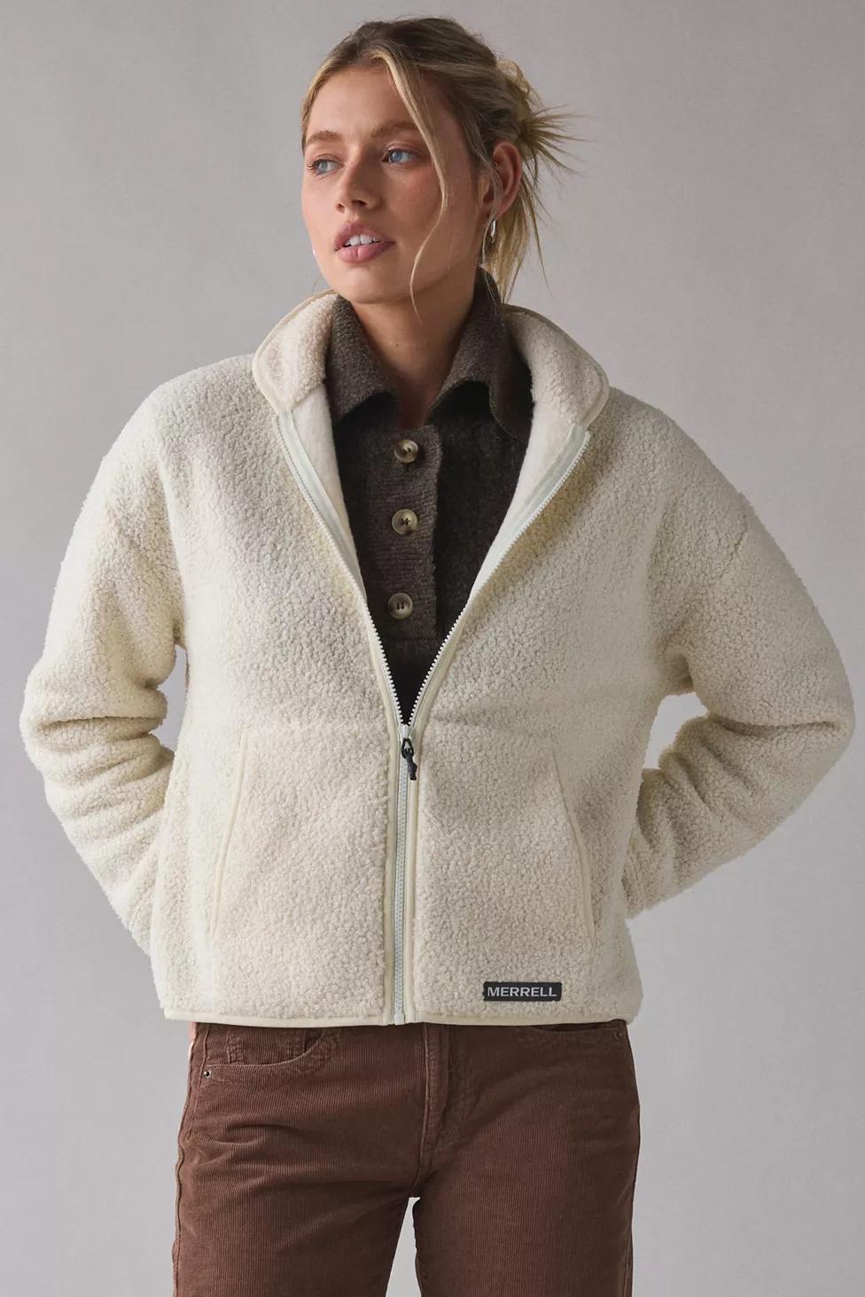 Merrell Aragon Mock Neck Fleece Zip-Up Jacket by MERRELL