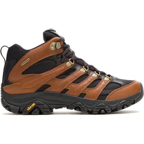 Moab 3 Luxe Leather Mid Waterproof Hiking Boots by MERRELL
