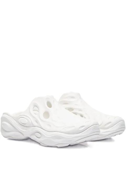 logo-embossed slides by MERRELL