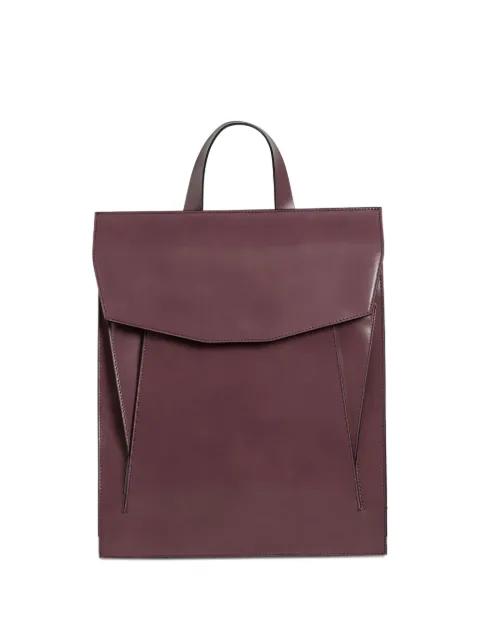 Cludie flap-pocket backpack by MERRYL TIELMAN