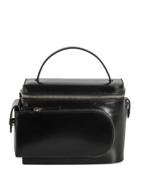 Esther zip-pocket leather bag by MERRYL TIELMAN