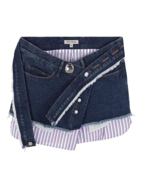 belted denim skirt by MERYLL ROGGE