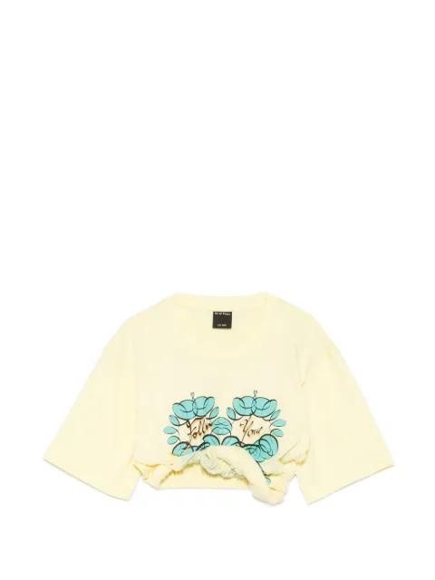 graphic-print cropped T-shirt by MERYLL ROGGE
