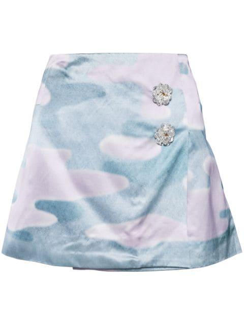 graphic-print mini skirt by MERYLL ROGGE