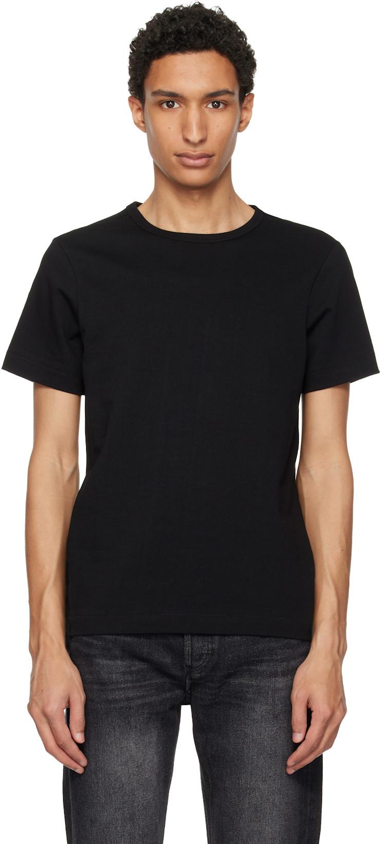 Black 215 Loopwheeled Classic Fit T-shirt by MERZ B. SCHWANEN