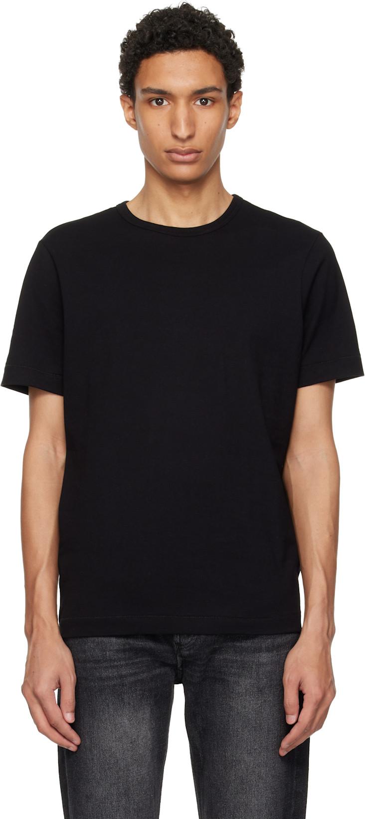 Black 2M15 Mid-Century Machine Refined Fit T-Shirt by MERZ B. SCHWANEN