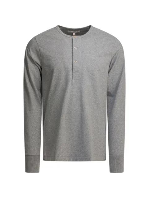 buttoned long-sleeve T-shirt by MERZ B. SCHWANEN