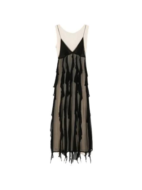 Charlene ruffled maxi dress by MES DEMOISELLES