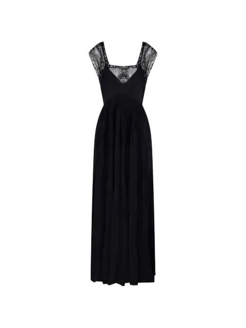 Inna lace-trim tie-waist asymmetric dress by MES DEMOISELLES