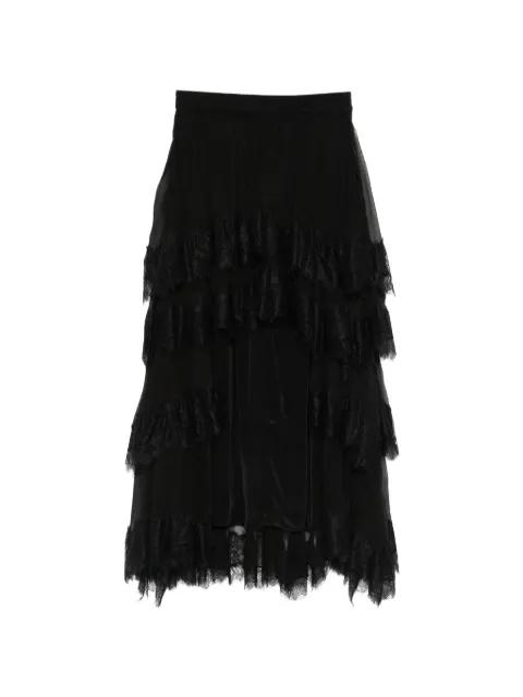 lace ruffled skirt by MES DEMOISELLES