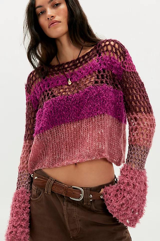 Mes Demoiselles Opha Crochet Sweater by MES DEMOISELLES | FREE PEOPLE