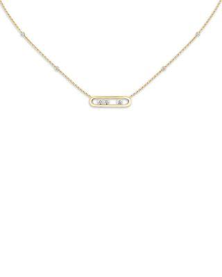 18K Gold Baby Move Diamond Necklace by MESSIKA