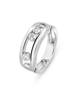 18K Gold Diamond Move Ring by MESSIKA