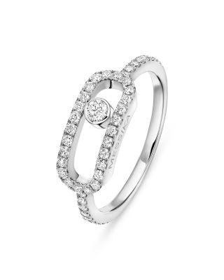 18K Gold Move Uno Large Diamond Pav&eacute; Ring by MESSIKA