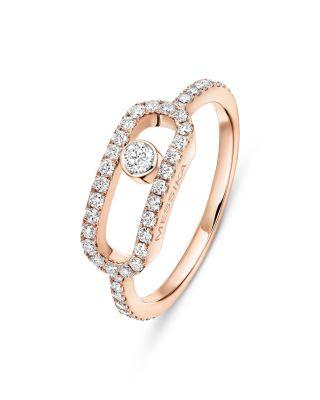 18K Gold Move Uno Large Diamond Pav&eacute; Ring by MESSIKA