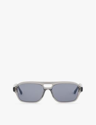Burt aviator-frame acetate sunglasses by MESSYWEEKEND