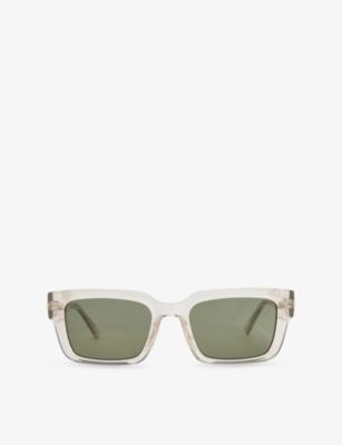 LOUCRGR25 Louie Rectangle-Frame Acetate Sunglasses by MESSYWEEKEND