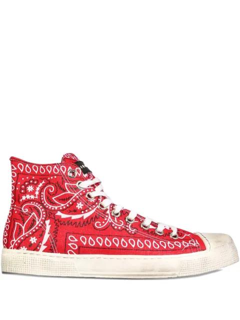 high-top trainers by METAL GIENCHI