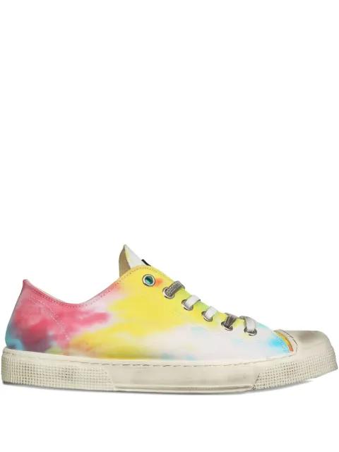 x Jean Michel tie-dye sneakers by METAL GIENCHI
