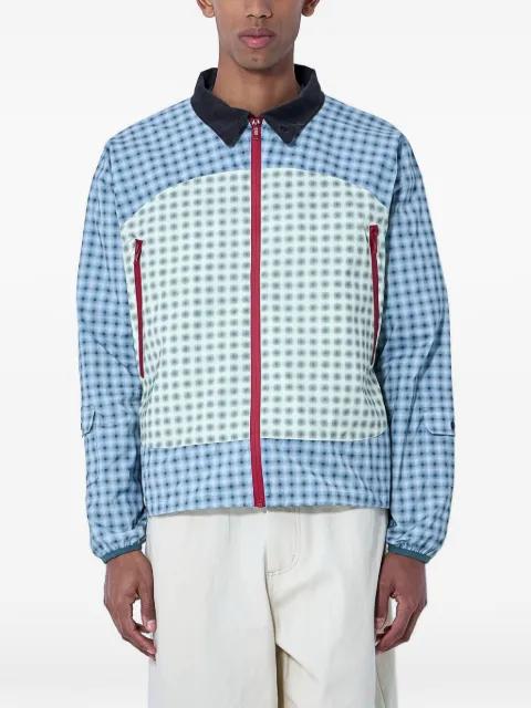 Double Plaid jacket by METALWOOD STUDIO