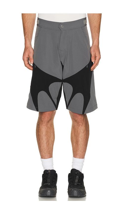 Metalwood Studio Machine Short in Grey by METALWOOD STUDIO
