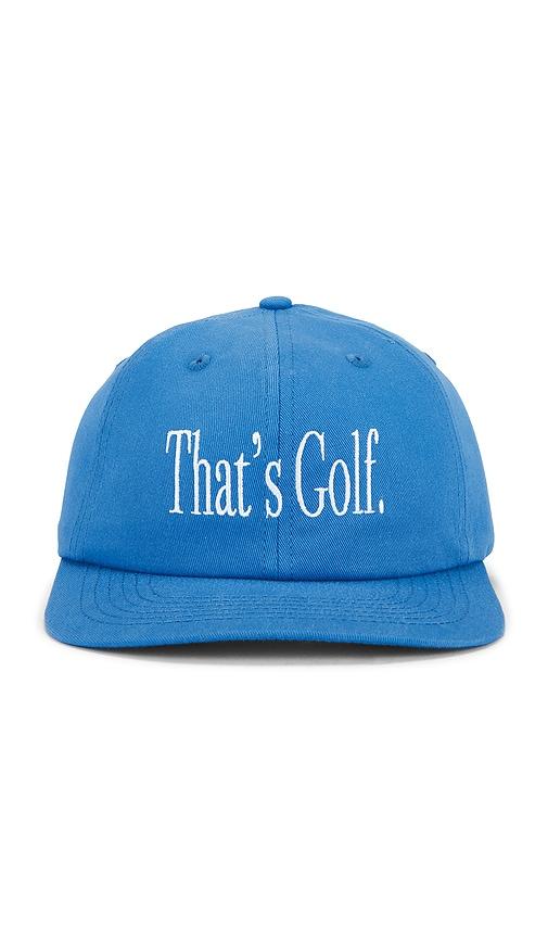 Metalwood Studio That'S Golf Dad Hat in Blue by METALWOOD STUDIO