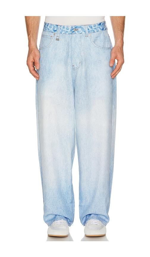 Metalwood Studio Trophy Pant in Blue by METALWOOD STUDIO