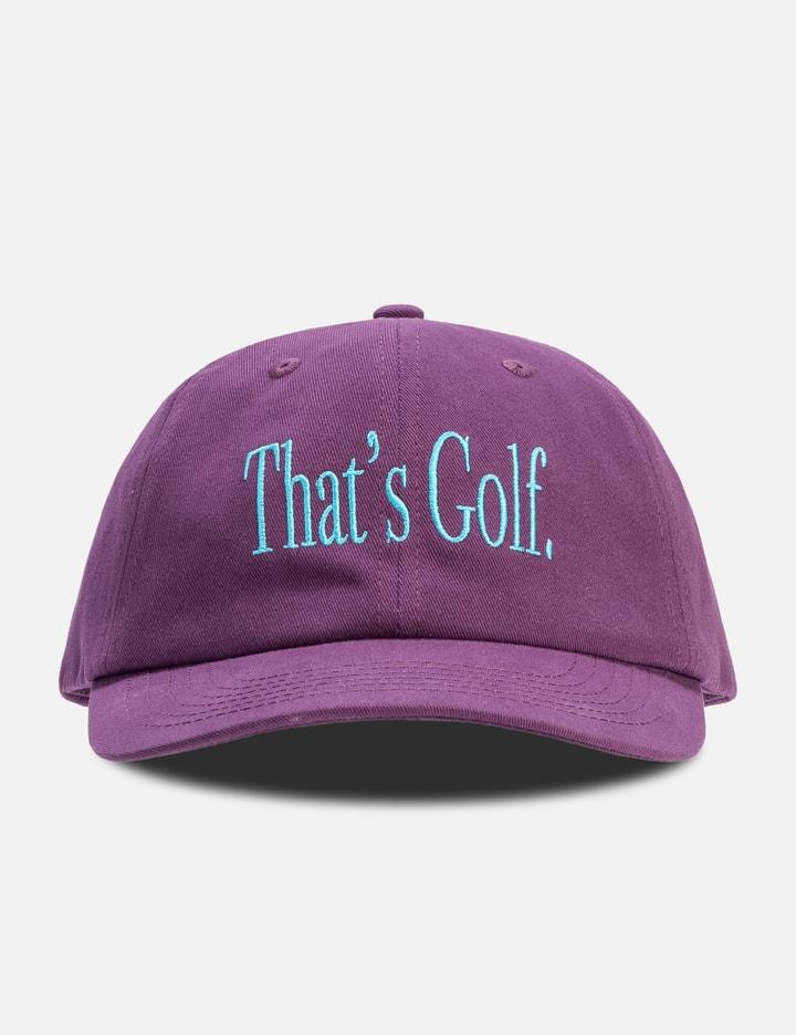 That's Golf Dad Hat by METALWOOD STUDIO