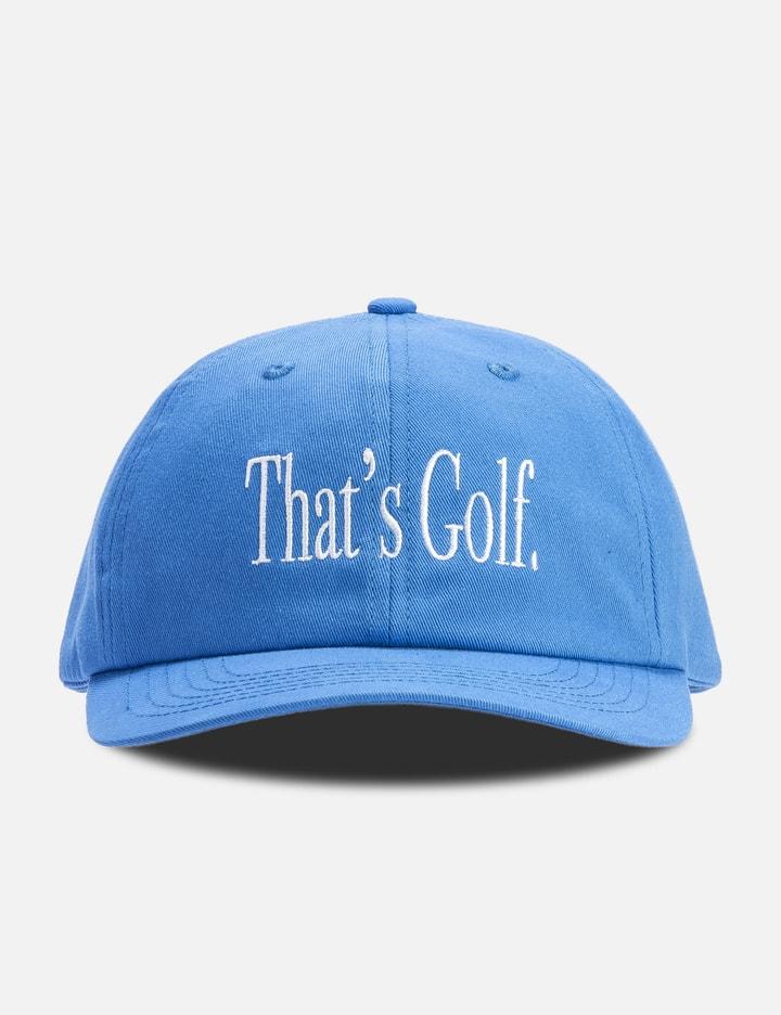 That's Golf Dad Hat by METALWOOD STUDIO