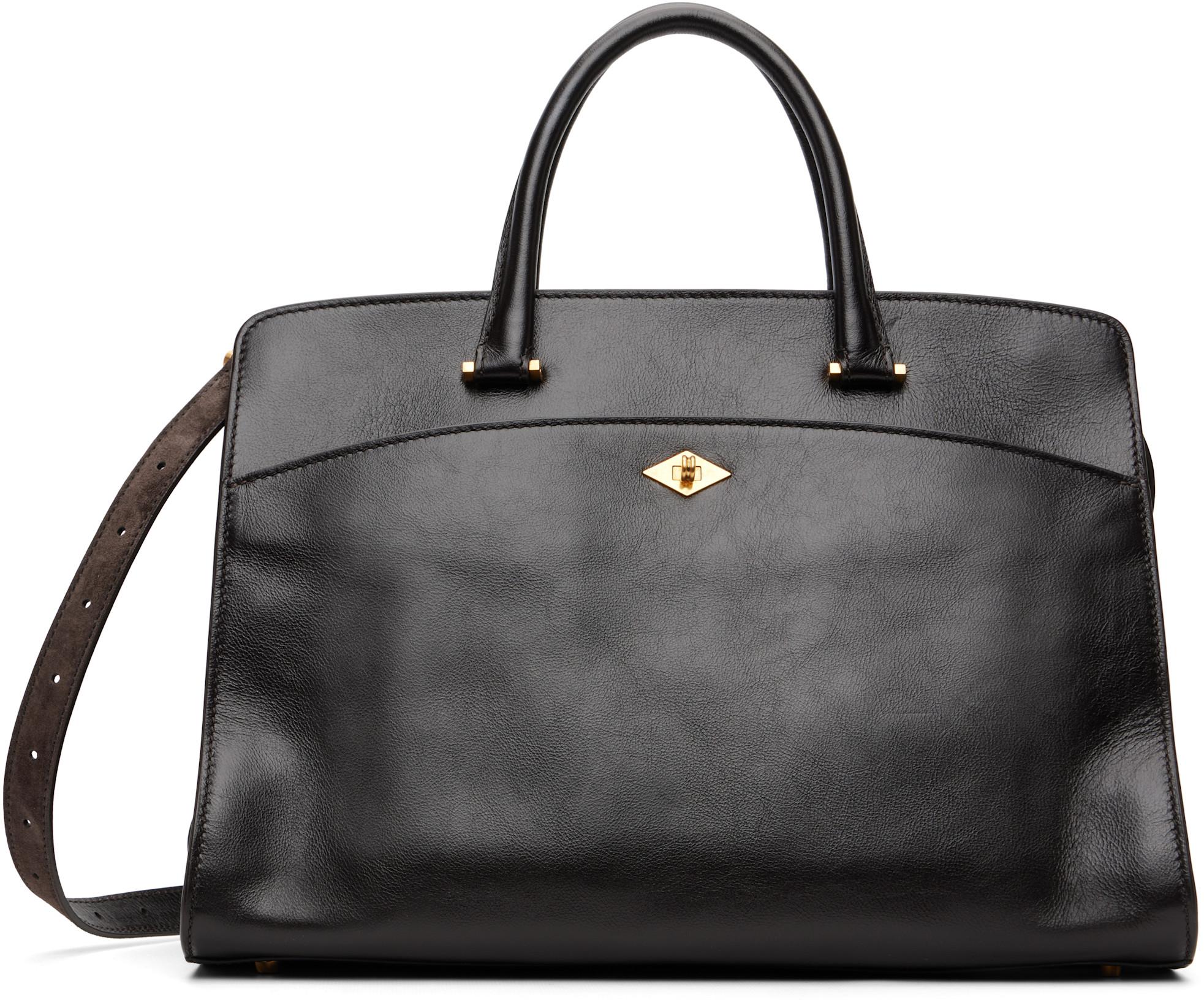Brown Private Eye Tote by METIER