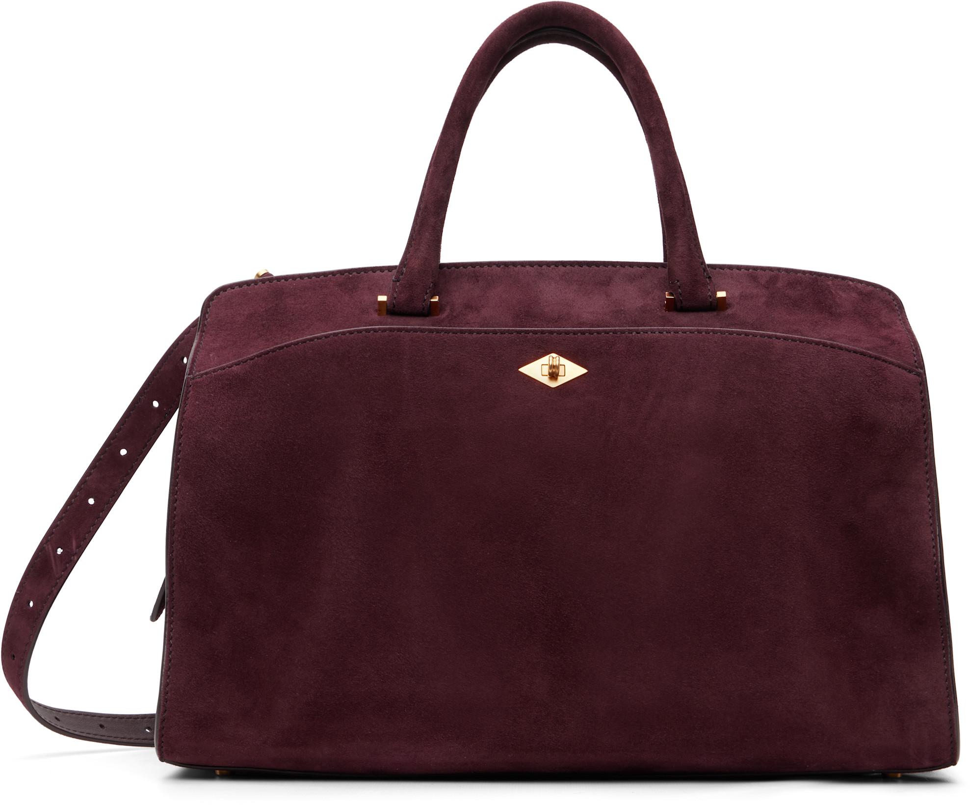 Burgundy Private Eye Tote by METIER
